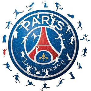 ICONIC PUZZLES PSG Logo, Officially Licensed Wooden Puzzle, 100% Sustainable, Gift for Adults and Children, Size S, 150 Pieces ICONIC PUZZLES PSG Logo, Officially Licensed Wooden Puzzle, 100% Sustainable, Gift for Adults and Children, Size S, 150 Pieces