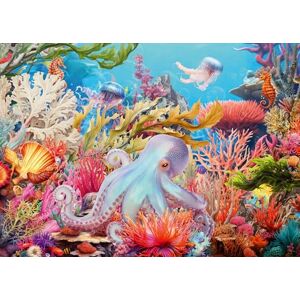 Ravensburger Coral Reef Large Format 500 Piece Jigsaw Puzzle Underwater Ocean Scene with Fish, Seahorse, Octopus Relaxing Adult Puzzle, Family Activity & Gift Idea Ravensburger Coral Reef Large Format 500 Piece Jigsaw Puzzle Underwater Ocean Scene with Fish, Seahorse, Octopus Relaxing Adult Puzzle, Family Activity & Gift Idea
