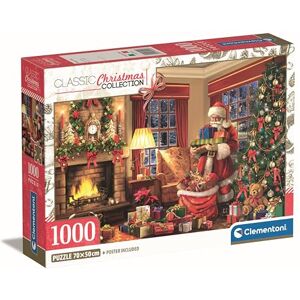 Clementoni Santa's Visit 1000 pcs Puzzle - Italy Clementoni Santa's Visit 1000 pcs Puzzle - Italy