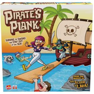 Goliath Games Pirate's Plank: Survive the Sword and Stay Out of the Sea! From the Makers of The Floor is Lava Kids Party Games For 2-4 Players Ages 4+ Goliath Games Pirate's Plank: Survive the Sword and Stay Out of the Sea! From the Makers of The Floor is Lava Kids Party Games For 2-4 Players Ages 4+