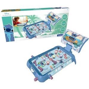 Lexibook , Disney Stitch, Electronic table pinball, Action and reflex game for children and family, LCD screen, light and sound effects, Blue, JG610DLXB Lexibook , Disney Stitch, Electronic table pinball, Action and reflex game for children and family, LCD screen, light and sound effects, Blue, JG610DLXB