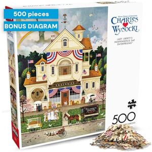 Buffalo Games Lady Liberty's Independence Day Puzzle - 500 Pieces Buffalo Games Lady Liberty's Independence Day Puzzle - 500 Pieces