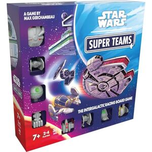 Asmodee Star Wars: Super Teams Racing Board Game Ages 7+ 2-4 Players 30 Minutes Playing Time Asmodee Star Wars: Super Teams Racing Board Game Ages 7+ 2-4 Players 30 Minutes Playing Time