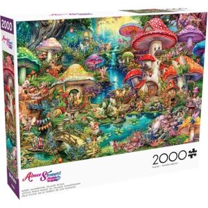 Buffalo Aimee Stewart Merry Mushroom Village Picnic 2000 Piece Jigsaw Puzzle for Adults Challenging Puzzle Perfect for Game Nights Finished Size is 38.50 x 26.50 Buffalo Aimee Stewart Merry Mushroom Village Picnic 2000 Piece Jigsaw Puzzle for Adults Challenging Puzzle Perfect for Game Nights Finished Size is 38.50 x 26.50