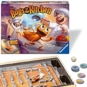 Ravensburger Bugs in The Kitchen – Children’s Family Board Game for Kids 5+, 2–4 Players, Fast Action Game Night, 3D Board with Brush Bug Ravensburger Bugs in The Kitchen – Children’s Family Board Game for Kids 5+, 2–4 Players, Fast Action Game Night, 3D Board with Brush Bug