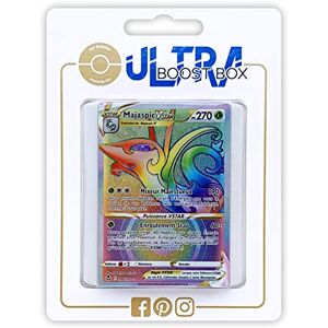 my-booster Majaspic VSTAR (Serperior VSTAR) 196/195 Shiny Rainbow Myboost X Epée et Bouclier 12 Tempête Argentée Box of 10 Pokemon French Cards my-booster Majaspic VSTAR (Serperior VSTAR) 196/195 Shiny Rainbow Myboost X Epée et Bouclier 12 Tempête Argentée Box of 10 Pokemon French Cards