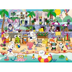 Ravensburger Kawaii Coastline 150 Piece XXL Jigsaw Puzzle for Kids Age 7+ Colourful Seaside Cartoon Puzzle with Large Pieces Family Puzzle Game & Gift for Children Ravensburger Kawaii Coastline 150 Piece XXL Jigsaw Puzzle for Kids Age 7+ Colourful Seaside Cartoon Puzzle with Large Pieces Family Puzzle Game & Gift for Children