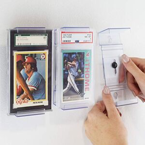 CollectorMount Card Mount 4 Pack, for Graded PSA Trading and Sports Cards, Shelf Stand or Wall Mount Display CollectorMount Card Mount 4 Pack, for Graded PSA Trading and Sports Cards, Shelf Stand or Wall Mount Display