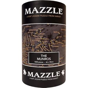 Harvey Maps Munro Mazzle The distinctive map jigsaw puzzle Harvey Maps Munro Mazzle The distinctive map jigsaw puzzle