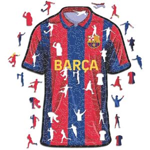 ICONIC PUZZLES Barcelona Jersey, Officially Licensed Wooden Puzzle, 100% Sustainable, Gift for Adults and Children, Size S, 150 Pieces ICONIC PUZZLES Barcelona Jersey, Officially Licensed Wooden Puzzle, 100% Sustainable, Gift for Adults and Children, Size S, 150 Pieces