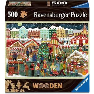 Ravensburger Christmas Market 500 piece Wooden Jigsaw Puzzle for Adults and Kids Age 14 Years Up Ravensburger Christmas Market 500 piece Wooden Jigsaw Puzzle for Adults and Kids Age 14 Years Up