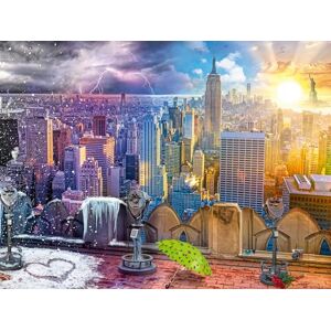 Ravensburger New York Summer and Winter 1500 Piece Jigsaw Puzzles for Adults and Kids Age 12 Years Up Ravensburger New York Summer and Winter 1500 Piece Jigsaw Puzzles for Adults and Kids Age 12 Years Up