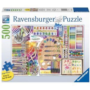 Ravensburger The Artist's Palette 500 Piece Jigsaw Puzzles for Adults and Kids Age 10 Years Up Ravensburger The Artist's Palette 500 Piece Jigsaw Puzzles for Adults and Kids Age 10 Years Up
