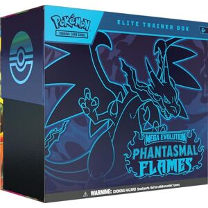 Pokémon TCG: Mega Evolution—Phantasmal Flames Elite Trainer Box (1 Full-Art Promo Card, 9 Booster Packs & Premium Accessories) Pokémon TCG: Mega Evolution—Phantasmal Flames Elite Trainer Box (1 Full-Art Promo Card, 9 Booster Packs & Premium Accessories)
