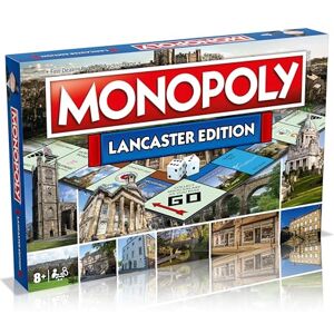 Winning Moves Lancaster Monopoly Board Game, Tour around the board, buy, sell and trade your way to success, makes a great gift for ages 8 plus Winning Moves Lancaster Monopoly Board Game, Tour around the board, buy, sell and trade your way to success, makes a great gift for ages 8 plus