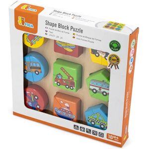 eitech Viga Wooden Vehicle Block Puzzle Childrens Educational Wood Toy Jigsaw eitech Viga Wooden Vehicle Block Puzzle Childrens Educational Wood Toy Jigsaw