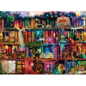 Buffalo Aimee Stewart Treasure Hunt Bookshelf 1000 Piece Jigsaw Puzzle for Adults -Challenging Puzzle Perfect for Game Nights Finished Size is 26.75 x 19.75 Buffalo Aimee Stewart Treasure Hunt Bookshelf 1000 Piece Jigsaw Puzzle for Adults -Challenging Puzzle Perfect for Game Nights Finished Size is 26.75 x 19.75