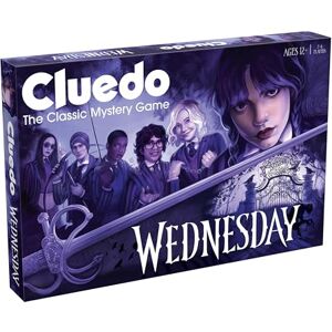 Winning Moves Wednesday Cluedo classic board game perfect for 2–6 players and makes a great gift for fans aged 12 and up Winning Moves Wednesday Cluedo classic board game perfect for 2–6 players and makes a great gift for fans aged 12 and up