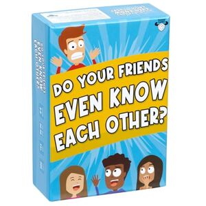 ASM GAMES Moose Games Do Your Friends Even Know Each Other, The Ultimate Party Card Game for Adults and Teens, Perfect for Game Night and a Great Gift for Friends ASM GAMES Moose Games Do Your Friends Even Know Each Other, The Ultimate Party Card Game for Adults and Teens, Perfect for Game Night and a Great Gift for Friends