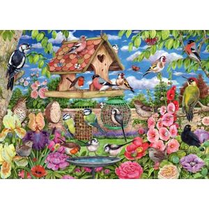 Ravensburger The Birds' Banquet 1000 Piece Jigsaw Puzzle – Debbie Cook Wildlife Garden Scene – Colourful Birds, Butterflies & Nature Puzzle for Adults and Families Ravensburger The Birds' Banquet 1000 Piece Jigsaw Puzzle – Debbie Cook Wildlife Garden Scene – Colourful Birds, Butterflies & Nature Puzzle for Adults and Families