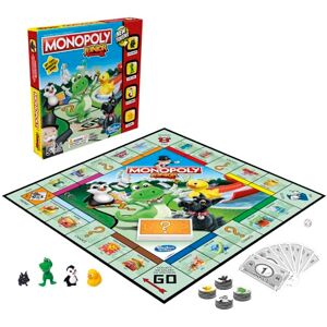 Monopoly Junior Game, Board Game for Kids, Family Game for 2-4 Players, Multicolor Monopoly Junior Game, Board Game for Kids, Family Game for 2-4 Players, Multicolor