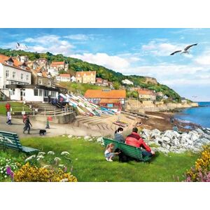 Ravensburger Picturesque Landscapes No.1 Yorkshire Whitby & Runswick Bay 2x 500 Piece Jigsaw Puzzle for Adults and Kids Age 10 Years Up Ravensburger Picturesque Landscapes No.1 Yorkshire Whitby & Runswick Bay 2x 500 Piece Jigsaw Puzzle for Adults and Kids Age 10 Years Up