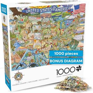 Buffalo Games Adventure Destinations - Colorful Country - 1000 Piece Jigsaw Puzzle - Challenging for Adults Buffalo Games Adventure Destinations - Colorful Country - 1000 Piece Jigsaw Puzzle - Challenging for Adults