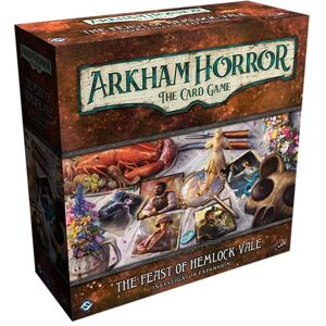 Asmodee Fantasy Flight Games Arkham Horror: The Feast of Hemlock Vale Investigator Expansion Cooperative Card Game Ages 14+ 1-4 Players 1-2 Hours Playing Time Asmodee Fantasy Flight Games Arkham Horror: The Feast of Hemlock Vale Investigator Expansion Cooperative Card Game Ages 14+ 1-4 Players 1-2 Hours Playing Time