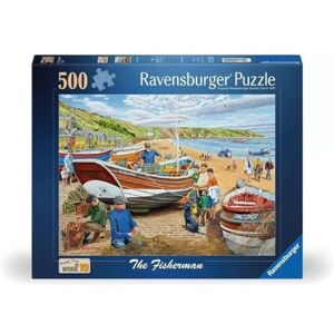 Ravensburger Happy Days at Work No.19 The Fisherman 500 Piece Jigsaw Puzzle for Adults and Kids Age 10 Years Up Ravensburger Happy Days at Work No.19 The Fisherman 500 Piece Jigsaw Puzzle for Adults and Kids Age 10 Years Up