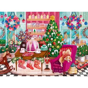 Ravensburger Christmas Shop 500 Piece Jigsaw Puzzle for Adults & Kids Age 10+, Festive Holiday Scene with Christmas Tree, Dog & Decorations Ravensburger Christmas Shop 500 Piece Jigsaw Puzzle for Adults & Kids Age 10+, Festive Holiday Scene with Christmas Tree, Dog & Decorations
