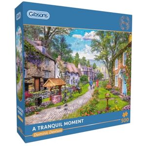 Gibsons A Tranquil Moment 500 Piece Jigsaw Puzzle for Adults – Peaceful Village Scene by Dominic Davison – Mindful Countryside Artwork – Premium Sustainable Puzzle Made in the UK/EU Gibsons A Tranquil Moment 500 Piece Jigsaw Puzzle for Adults – Peaceful Village Scene by Dominic Davison – Mindful Countryside Artwork – Premium Sustainable Puzzle Made in the UK/EU