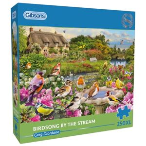 Gibsons Birdsong by the Stream 250XL Piece Countryside Jigsaw Puzzle for Adults Extra Large Pieces Thickest Premium Recycled Board Relaxing Gift Idea Gibsons Birdsong by the Stream 250XL Piece Countryside Jigsaw Puzzle for Adults Extra Large Pieces Thickest Premium Recycled Board Relaxing Gift Idea