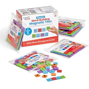 hand2mind Phonics Word-Building Magnetic Letter Tiles, Letter Recognition for Kindergarten, Letter Sounds, Phonics Manipulatives, Phonemic Awareness, Science of Reading Classroom Materials (Set of 6) hand2mind Phonics Word-Building Magnetic Letter Tiles, Letter Recognition for Kindergarten, Letter Sounds, Phonics Manipulatives, Phonemic Awareness, Science of Reading Classroom Materials (Set of 6)