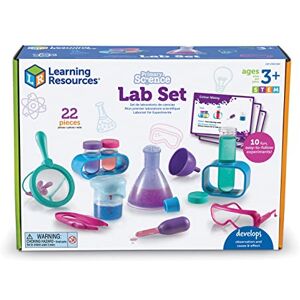Learning Resources Primary Science Lab Set for Kids, Pink, Science Experiment Kit with 10 Experiments, Preschool STEM Toys, Beakers, Magnifying Glass, Funnel, Pipette, Ages 3+ Learning Resources Primary Science Lab Set for Kids, Pink, Science Experiment Kit with 10 Experiments, Preschool STEM Toys, Beakers, Magnifying Glass, Funnel, Pipette, Ages 3+