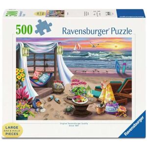 Ravensburger Cabana Retreat 500 piece Jigsaw Puzzle for Adults and Kids Age 12 and Up Ravensburger Cabana Retreat 500 piece Jigsaw Puzzle for Adults and Kids Age 12 and Up