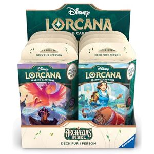 Ravensburger Disney Lorcana Trading Card Game: Archazia's Island Display with 8 Starter Decks (German) Ravensburger Disney Lorcana Trading Card Game: Archazia's Island Display with 8 Starter Decks (German)