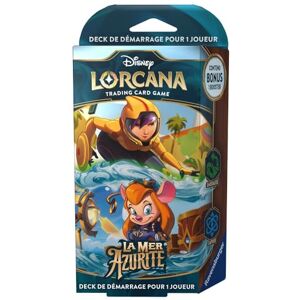 Ravensburger Disney Lorcana TCG: Prebuilt Deck for 1 Player The Azurite Sea Emerald & Sapphire, Ages 8 and Above Ravensburger Disney Lorcana TCG: Prebuilt Deck for 1 Player The Azurite Sea Emerald & Sapphire, Ages 8 and Above