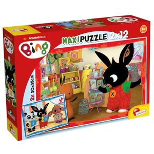 Liscianigiochi Lisciani 81233 Puzzle Supermaxi 12 Bing-A Scuola, School Liscianigiochi Lisciani 81233 Puzzle Supermaxi 12 Bing-A Scuola, School