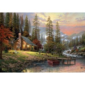 Schmidt Spiele House in the Mountains 500-piece Puzzle - Landscape Schmidt Spiele House in the Mountains 500-piece Puzzle - Landscape