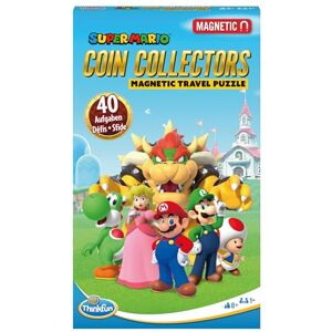 ThinkFun 76547 Super Mario Coin Collectors The Magnetic Travel Game for Puzzle Logic Game for Super Mario Fans ThinkFun 76547 Super Mario Coin Collectors The Magnetic Travel Game for Puzzle Logic Game for Super Mario Fans