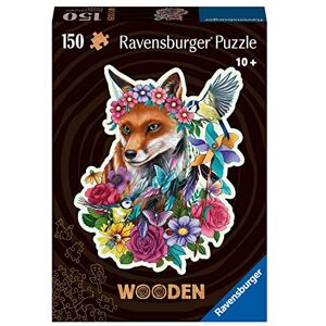 Ravensburger Wooden Jigsaw Puzzle for Adults and Kids for Age 10 Years Up Shaped Fox 150 Pieces Ravensburger Wooden Jigsaw Puzzle for Adults and Kids for Age 10 Years Up Shaped Fox 150 Pieces