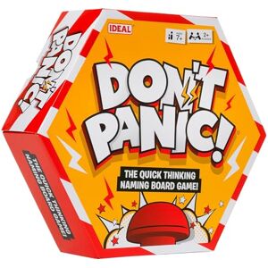 Ideal Don't Panic: The quick thinking naming board game! Family Games For 2+ Players Ages 8+ Ideal Don't Panic: The quick thinking naming board game! Family Games For 2+ Players Ages 8+