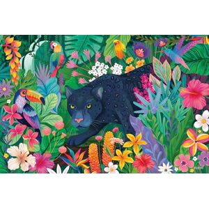 Ravensburger Panther in the Flower Jungle 3000 Piece Jigsaw Puzzle – Premium Quality Large Puzzle for Adults, Wildlife and Nature Lovers, Colourful Tropical Jungle Scene Ravensburger Panther in the Flower Jungle 3000 Piece Jigsaw Puzzle – Premium Quality Large Puzzle for Adults, Wildlife and Nature Lovers, Colourful Tropical Jungle Scene