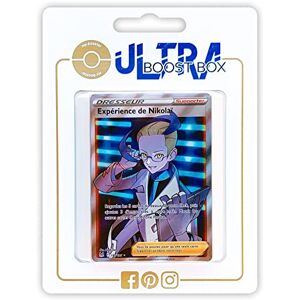my-booster Expérience de Nikolaï (Colress's Experiment) 190/196 Full Art trainer ULtraboost X Epée et Bouclier 11 Origine Perdue Box of 10 Pokemon French cards my-booster Expérience de Nikolaï (Colress's Experiment) 190/196 Full Art trainer ULtraboost X Epée et Bouclier 11 Origine Perdue Box of 10 Pokemon French cards