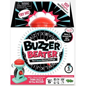 YULU Buzzer Beater, Five Second Interactive Naming Game, Fast Talking Sequence Board Game for Families and Kids for 5+, Family Quiz Games for 2-4 Players YULU Buzzer Beater, Five Second Interactive Naming Game, Fast Talking Sequence Board Game for Families and Kids for 5+, Family Quiz Games for 2-4 Players