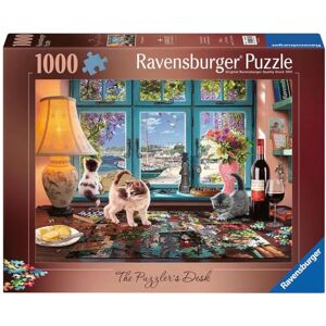 Ravensburger The Puzzler's Desk 1000 Piece Jigsaw Puzzles for Adults and Kids Age 12 Years Up Ravensburger The Puzzler's Desk 1000 Piece Jigsaw Puzzles for Adults and Kids Age 12 Years Up