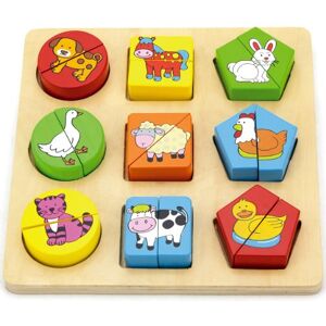 Viga Model - Wooden Puzzle with Animals - Puzzle Viga Model - Wooden Puzzle with Animals - Puzzle