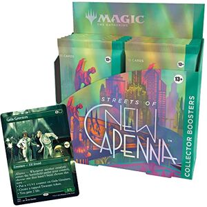 Magic: The Gathering Streets of New Capenna Collector Booster Box, 12 Packs & 1 Box Topper Magic: The Gathering Streets of New Capenna Collector Booster Box, 12 Packs & 1 Box Topper