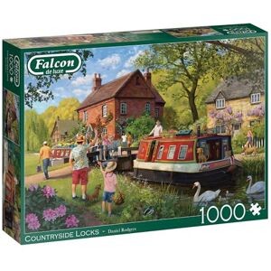 Jumbo -Falcon de Luxe Countryside Locks 1000-Piece Jigsaw Puzzle Daniel Rodgers Illustration Tranquil Summer Scene Premium Recycled Board Poster-Like Finish Eco-Friendly Packaging Jumbo -Falcon de Luxe Countryside Locks 1000-Piece Jigsaw Puzzle Daniel Rodgers Illustration Tranquil Summer Scene Premium Recycled Board Poster-Like Finish Eco-Friendly Packaging