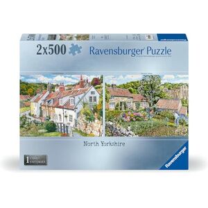 Ravensburger Cosy Cottages No.1 North Yorkshire 2x 500 Piece Jigsaw Puzzle for Adults and Kids Age 10 Years Up Ravensburger Cosy Cottages No.1 North Yorkshire 2x 500 Piece Jigsaw Puzzle for Adults and Kids Age 10 Years Up